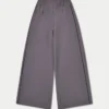 Damen-Studio-Hose mit weitem Bein Damen-Studio-Hose mit weitem Bein