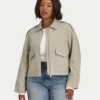 Damen-Studio-Jacke mit Kragen Damen-Studio-Jacke mit Kragen