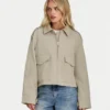 Damen-Studio-Jacke mit Kragen Damen-Studio-Jacke mit Kragen