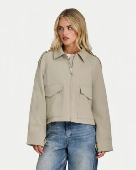 Damen-Studio-Jacke mit Kragen