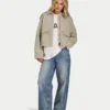 Damen-Studio-Jacke mit Kragen Damen-Studio-Jacke mit Kragen