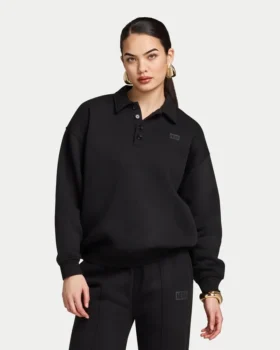 Damen-Sweatshirt „Collective“ mit Kragen