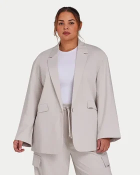 Damenblazer | Oversized-Studio-Blazer – Stone