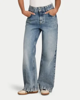 Damenjeans mit geradem Bein