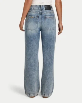 Damenjeans mit geradem Bein