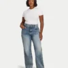 Damenjeans mit geradem Bein Damenjeans mit geradem Bein