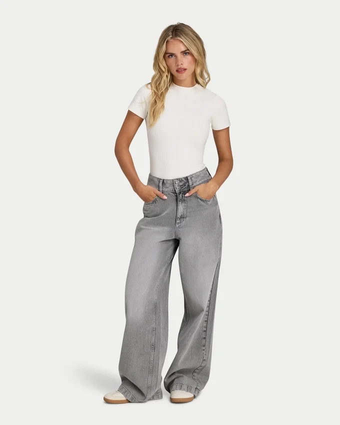 Damenjeans mit Weite Jeans Damenjeans mit Weite Jeans