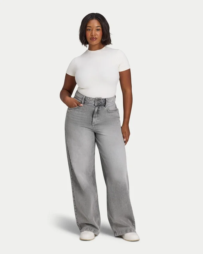 Damenjeans mit Weite Jeans Damenjeans mit Weite Jeans
