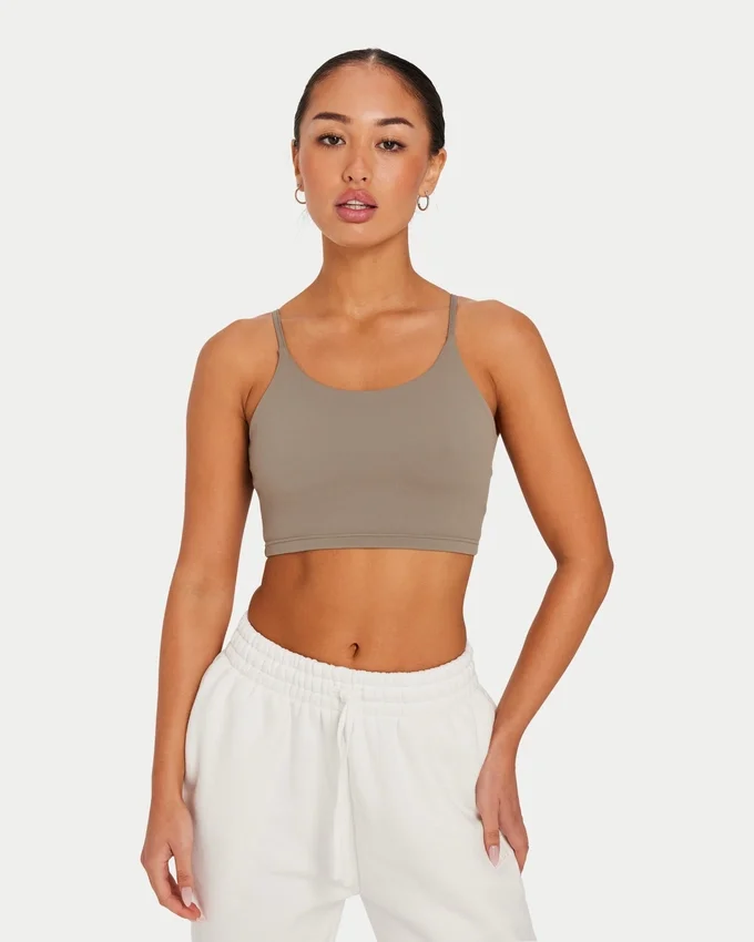 Essential Crop-Top für Damen – Marsh Grey Essential Crop-Top für Damen – Marsh Grey