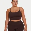 Essential Crop-Top für Damen – schieferbraun Essential Crop-Top für Damen – schieferbraun