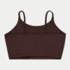 Essential Crop-Top für Damen – schieferbraun Essential Crop-Top für Damen – schieferbraun
