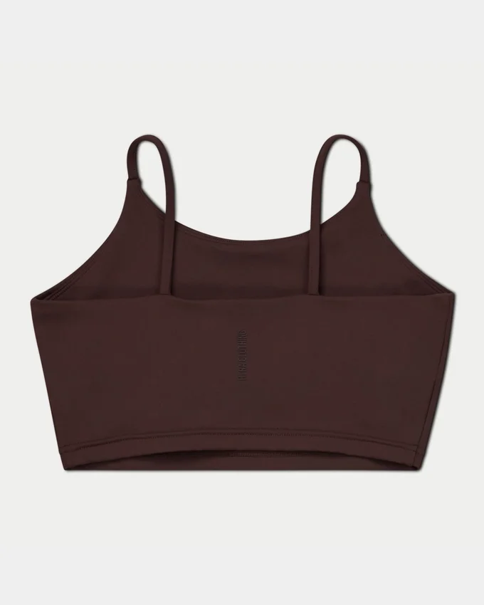 Essential Crop-Top für Damen – schieferbraun Essential Crop-Top für Damen – schieferbraun