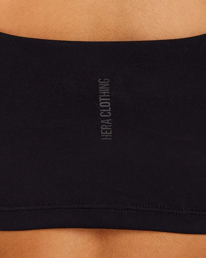 Essential Crop-Top für Damen – schwarz Essential Crop-Top für Damen – schwarz