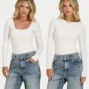 Essential Dual Wear Langarm-Oberteil für Damen Essential Dual Wear Langarm-Oberteil für Damen