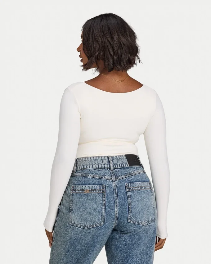 Essential Dual Wear Langarm-Oberteil für Damen Essential Dual Wear Langarm-Oberteil für Damen