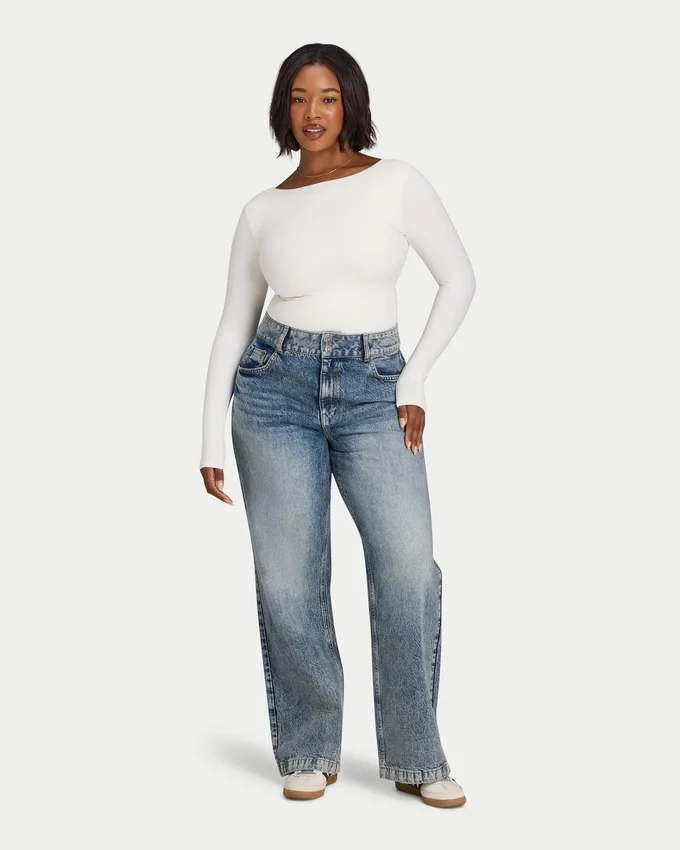 Essential Dual Wear Langarm-Oberteil für Damen Essential Dual Wear Langarm-Oberteil für Damen