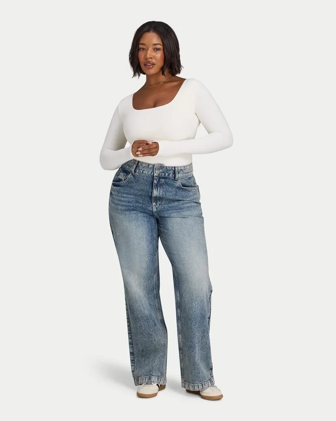 Essential Dual Wear Langarm-Oberteil für Damen Essential Dual Wear Langarm-Oberteil für Damen