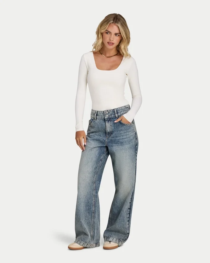Essential Dual Wear Langarm-Oberteil für Damen Essential Dual Wear Langarm-Oberteil für Damen