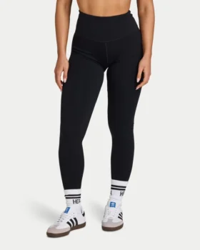 Essential Leggings für Damen – schwarz
