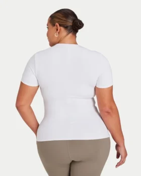 Essential T-Shirt für Damen – Weiß