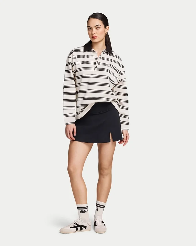 Gestreiftes Rugby-Poloshirt für Damen Gestreiftes Rugby-Poloshirt für Damen