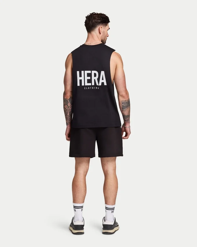 Herren-Basic-Tanktop – schwarz Herren-Basic-Tanktop – schwarz