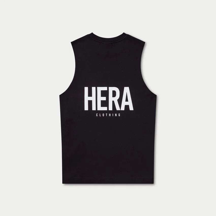 Herren-Basic-Tanktop – schwarz Herren-Basic-Tanktop – schwarz