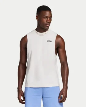 Herren-Basic-Tanktop – Weiß