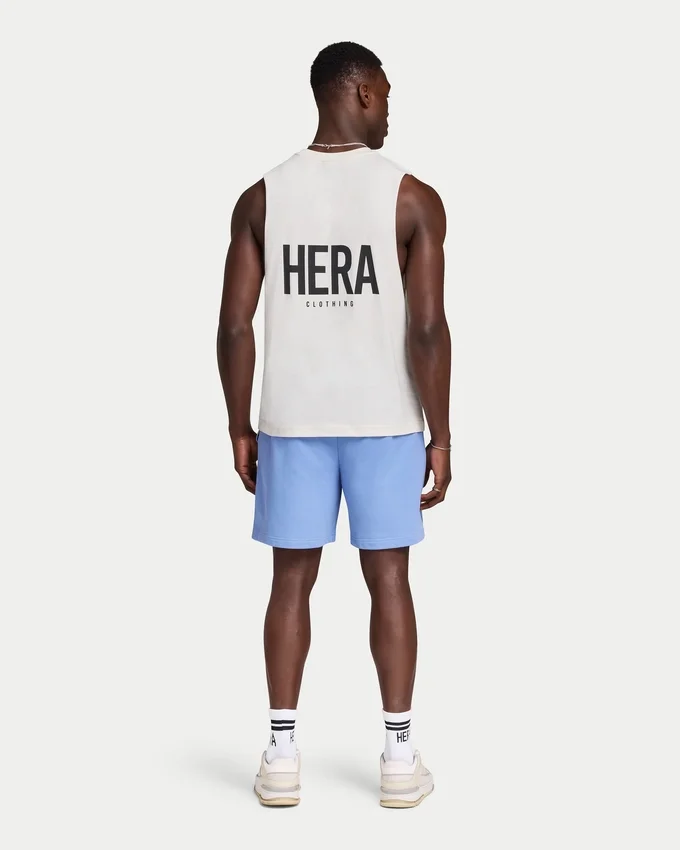 Herren-Basic-Tanktop – Weiß Herren-Basic-Tanktop – Weiß