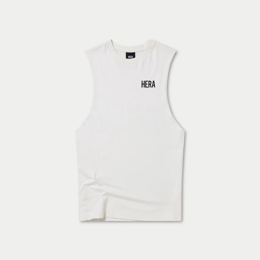 Herren-Basic-Tanktop – Weiß Herren-Basic-Tanktop – Weiß