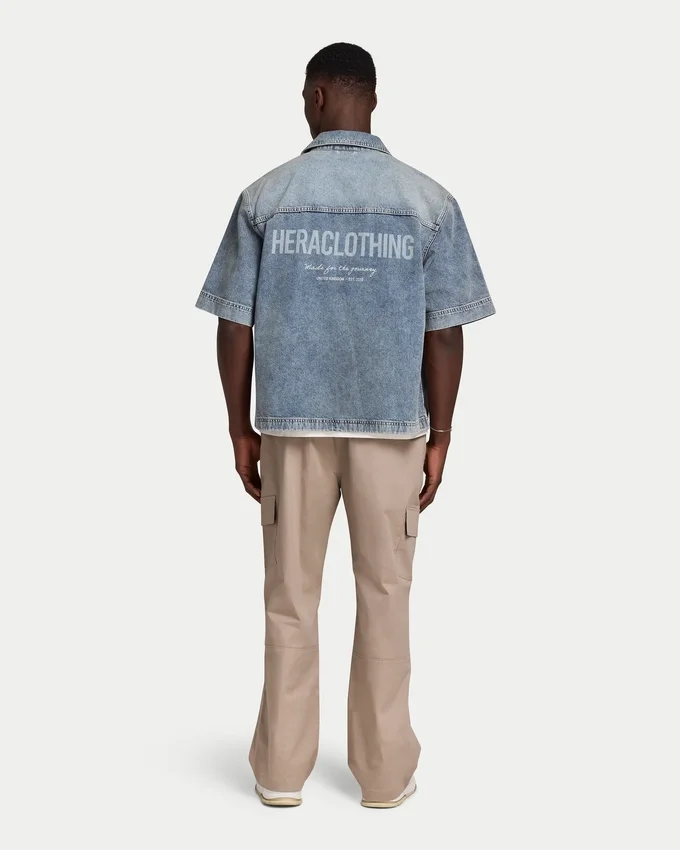 Herren-Denim-Hemd Herren-Denim-Hemd