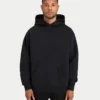Herren-Graffiti-Hoodie in Oversize-Passform – schwarz Herren-Graffiti-Hoodie in Oversize-Passform – schwarz