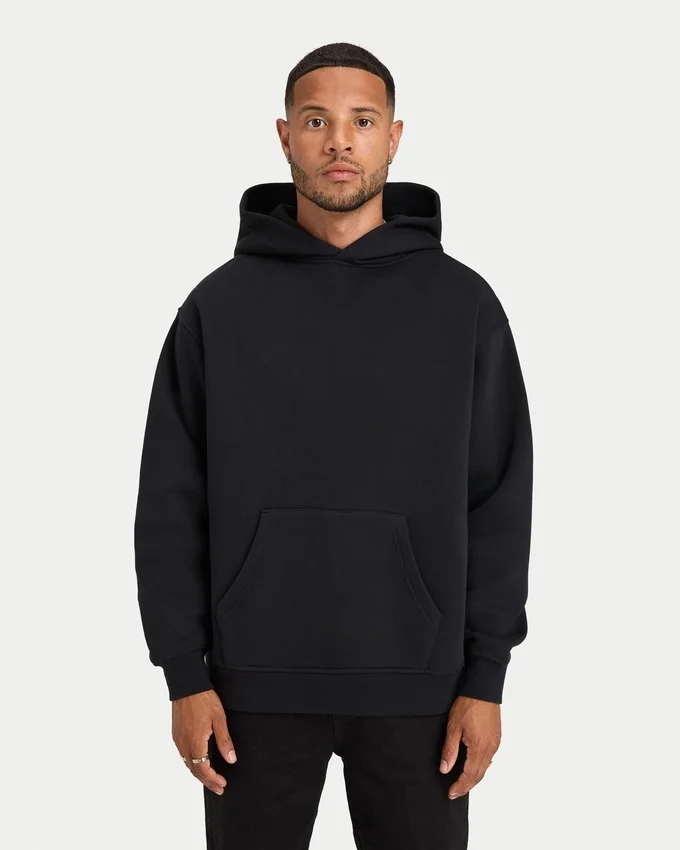 Herren-Graffiti-Hoodie in Oversize-Passform – schwarz Herren-Graffiti-Hoodie in Oversize-Passform – schwarz