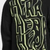 Herren-Graffiti-Hoodie in Oversize-Passform – schwarz Herren-Graffiti-Hoodie in Oversize-Passform – schwarz
