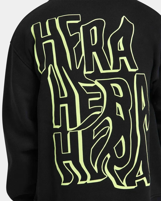 Herren-Graffiti-Hoodie in Oversize-Passform – schwarz Herren-Graffiti-Hoodie in Oversize-Passform – schwarz