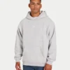 Herren-Hoodie „Collective“ in Oversize-Passform – grau meliert Herren-Hoodie „Collective“ in Oversize-Passform – grau meliert