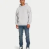 Herren-Hoodie „Collective“ in Oversize-Passform – grau meliert Herren-Hoodie „Collective“ in Oversize-Passform – grau meliert