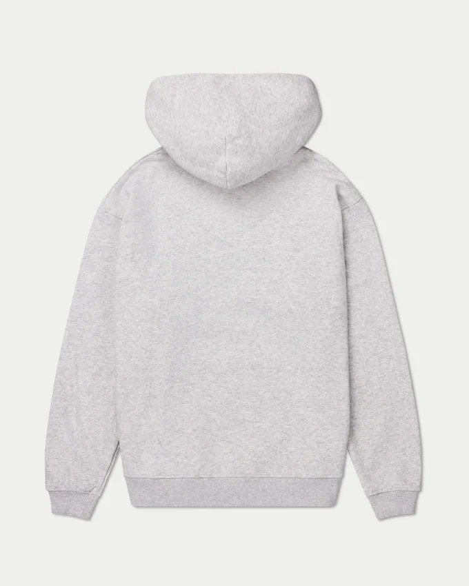 Herren-Hoodie „Collective“ in Oversize-Passform – grau meliert Herren-Hoodie „Collective“ in Oversize-Passform – grau meliert