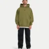Herren-Hoodie „Collective“ in Oversize-Passform – olivgrün Herren-Hoodie „Collective“ in Oversize-Passform – olivgrün
