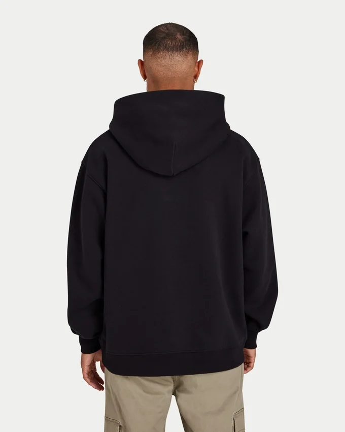 Herren-Hoodie „Collective“ in Oversize – schwarz Herren-Hoodie „Collective“ in Oversize – schwarz