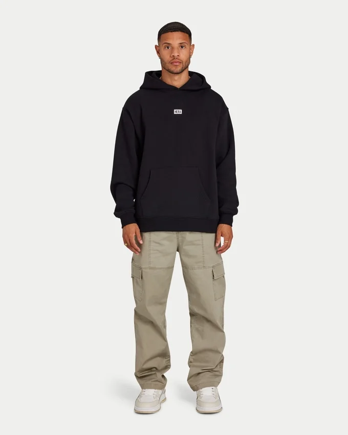 Herren-Hoodie „Collective“ in Oversize – schwarz Herren-Hoodie „Collective“ in Oversize – schwarz