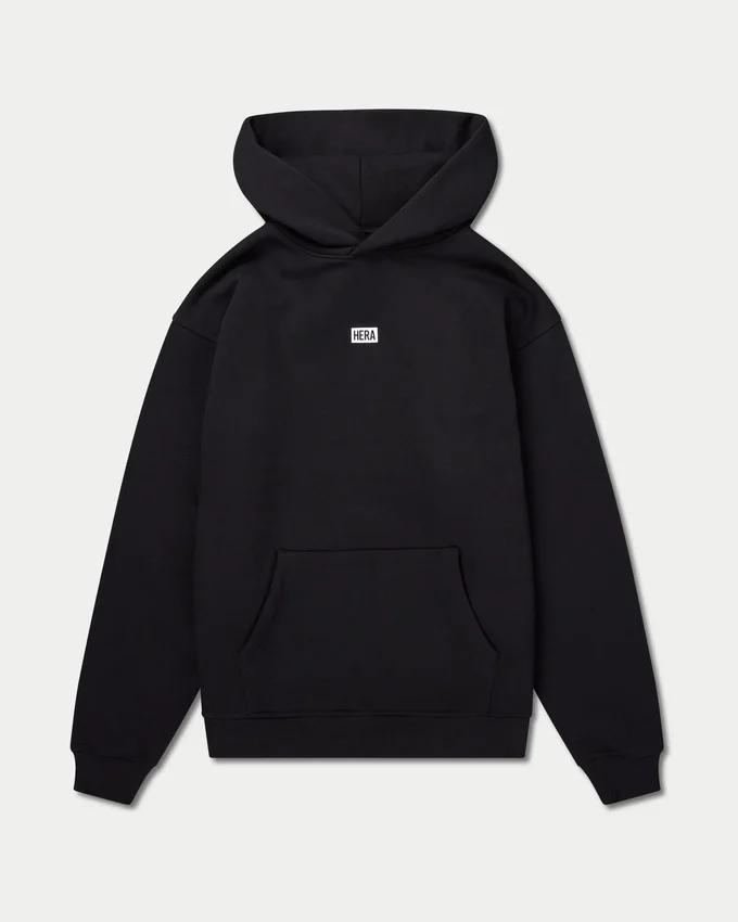 Herren-Hoodie „Collective“ in Oversize – schwarz Herren-Hoodie „Collective“ in Oversize – schwarz