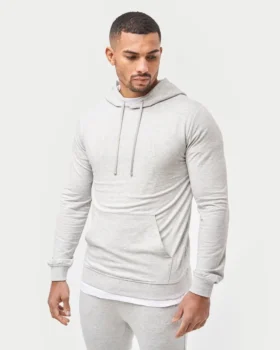 herren hoodie in slim fit passform grau meliert 1 280x350 - Herren-Hoodie in Slim-Fit-Passform &ndash; Grau meliert