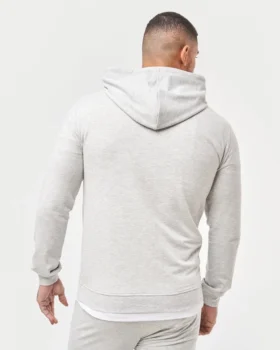 herren hoodie in slim fit passform grau meliert 2 280x350 - Herren-Hoodie in Slim-Fit-Passform &ndash; Grau meliert