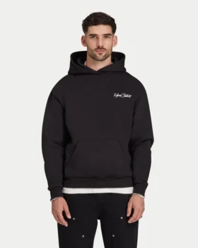 Herren-Hoodie „Script“ aus schwerem Stoff