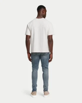Herren-T-Shirt in Oversize-Passform – Off-White