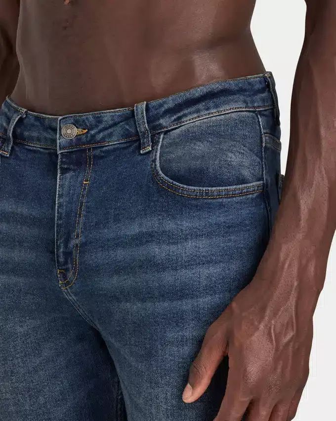 Herren-Jeans in Slim-Fit – dunkelblau Herren-Jeans in Slim-Fit – dunkelblau