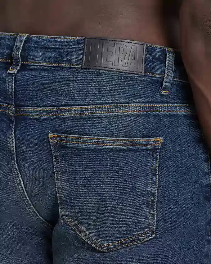 Herren-Jeans in Slim-Fit – dunkelblau Herren-Jeans in Slim-Fit – dunkelblau