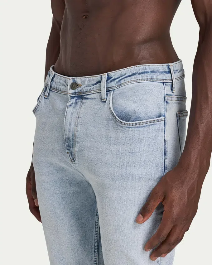 Herren-Jeans in Slim-Fit – hellblau Herren-Jeans in Slim-Fit – hellblau