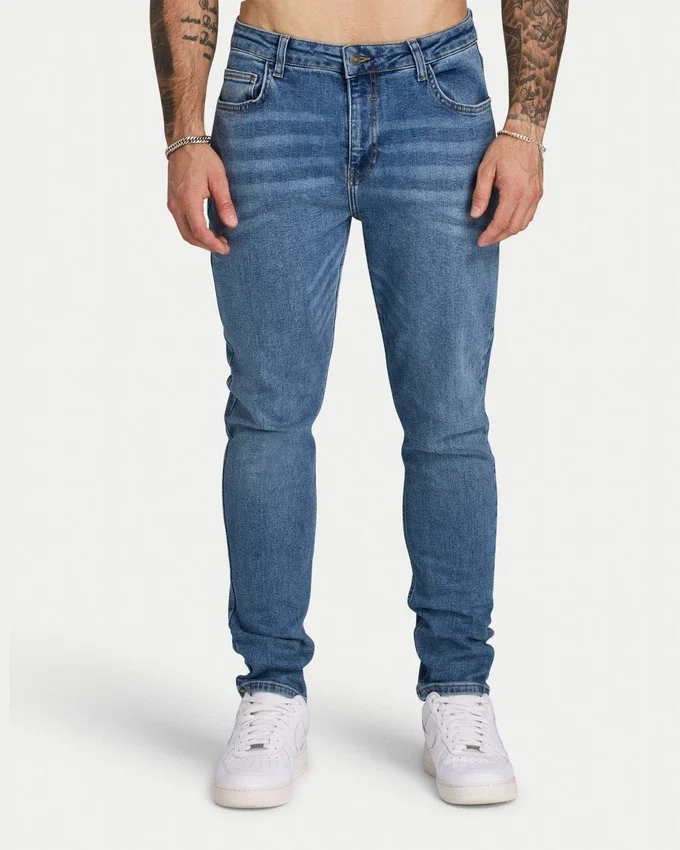 Herren-Jeans in Slim-Fit – Mittelblau Herren-Jeans in Slim-Fit – Mittelblau